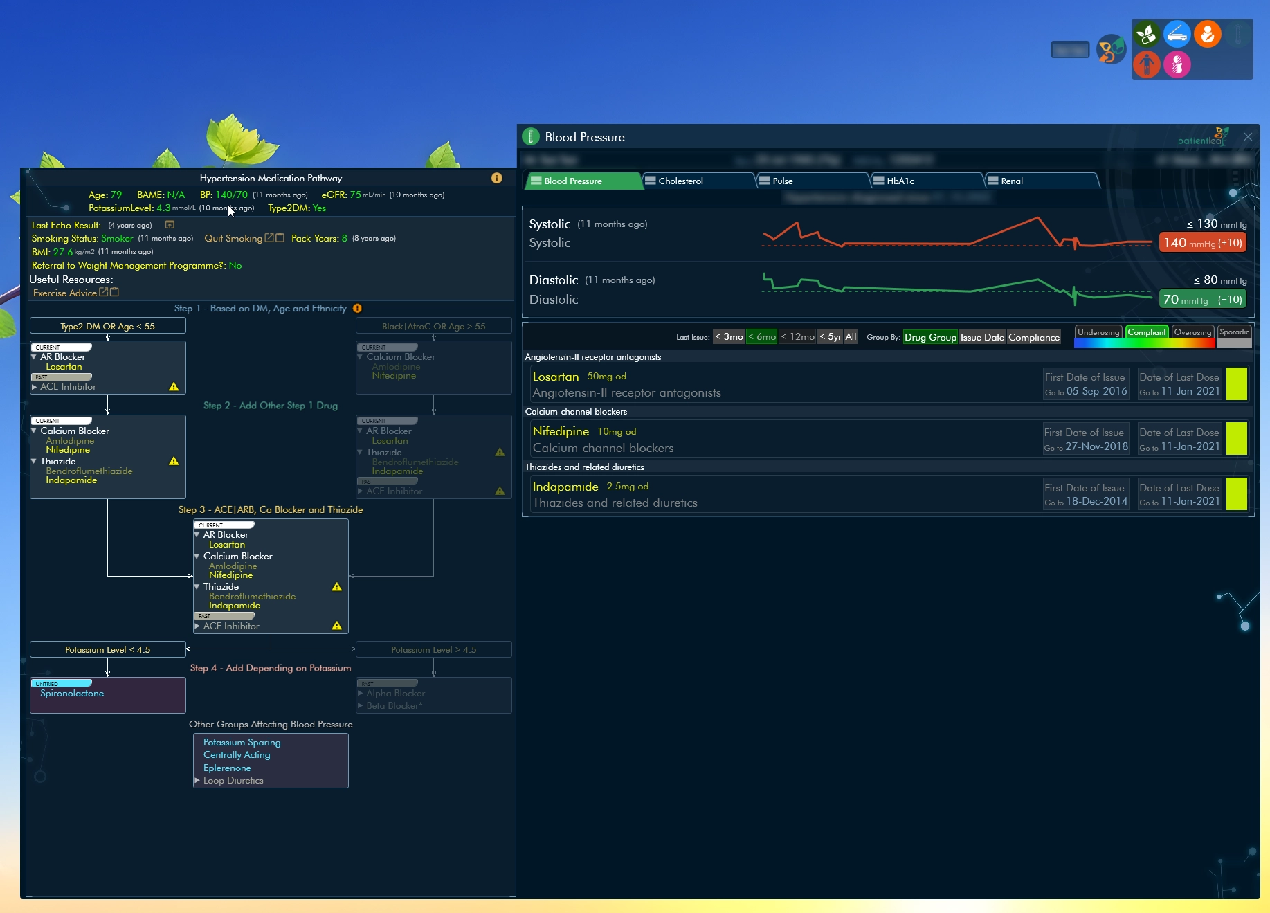 PatientLeaf blood pressure pathway